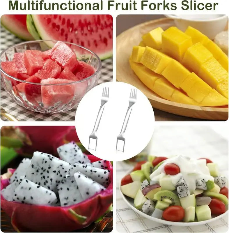 2 in 1 Fruit Cutter And Fork