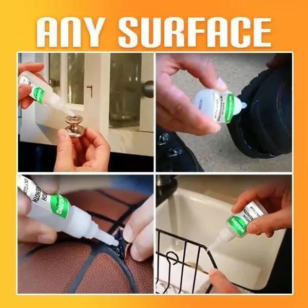 High strength welding oily glue