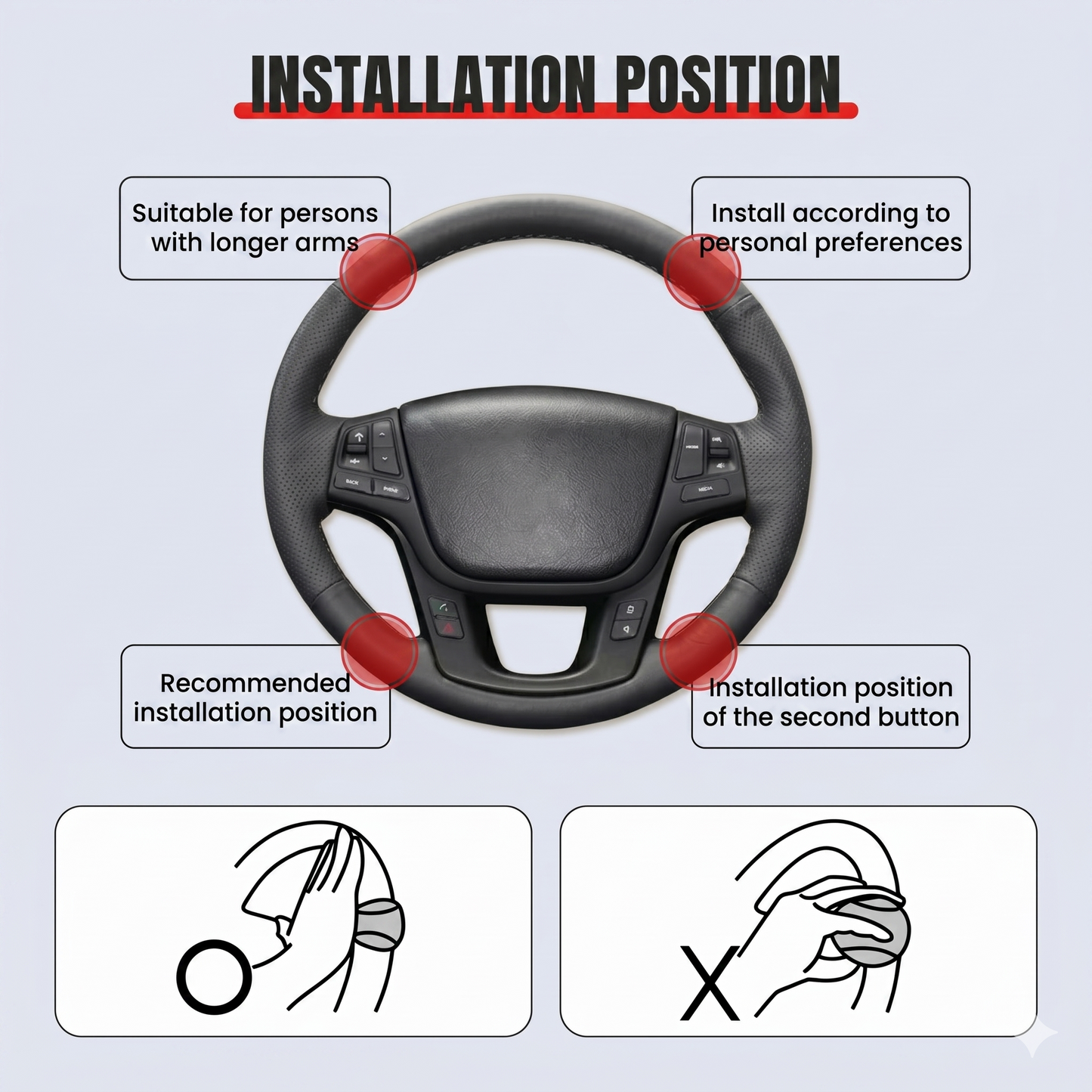Anti-slip silicone grip
