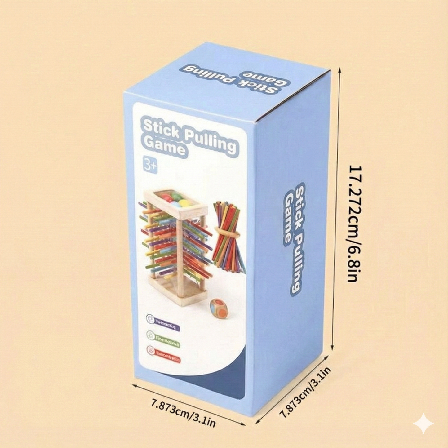 Wooden Sticks Game: Focus & Color