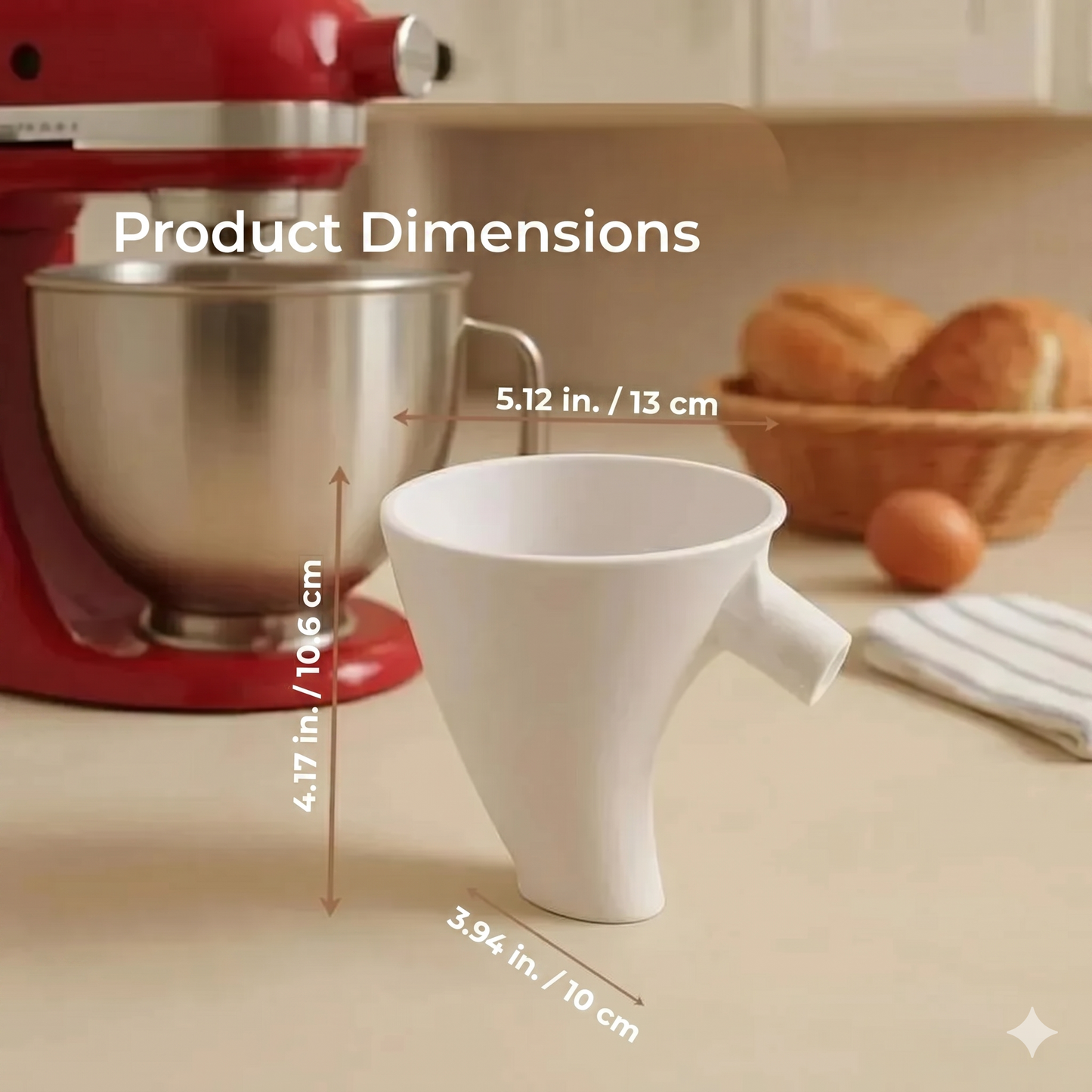 Handy blender funnel – filling without mess