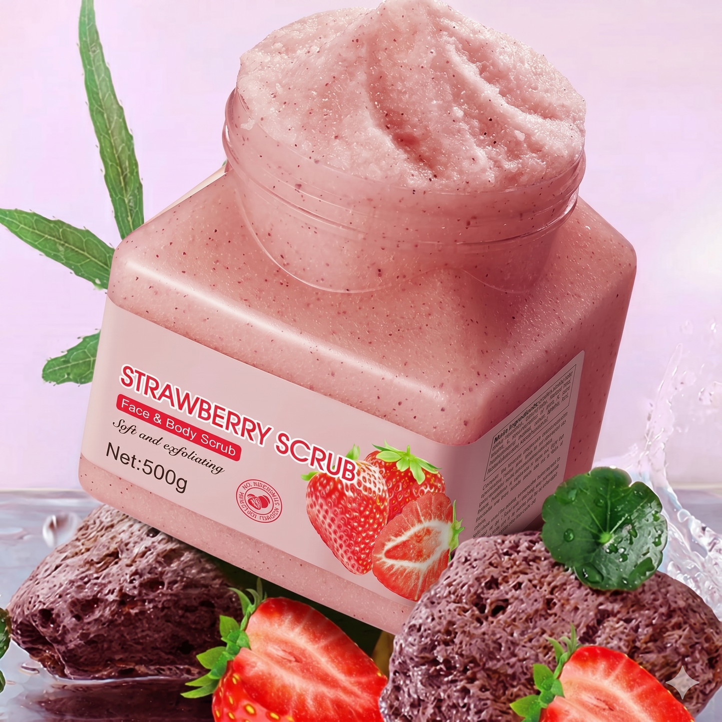 Deep cleaning body scrub
