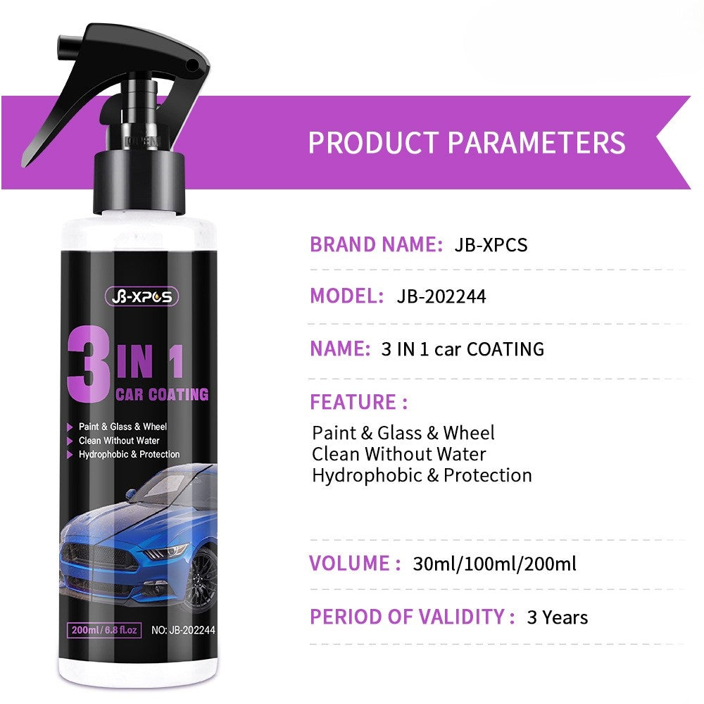 3-in-1 ceramic nano coating for cars