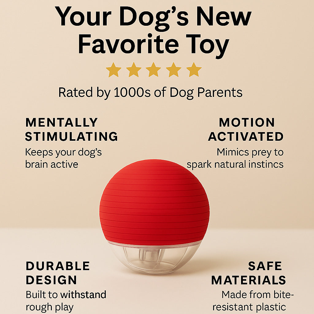 Cat and dog interactive ball