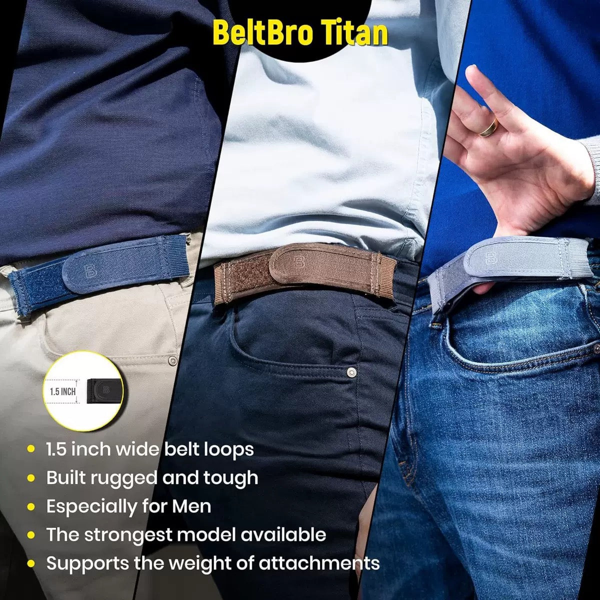 BeltPro Buckleless Belt