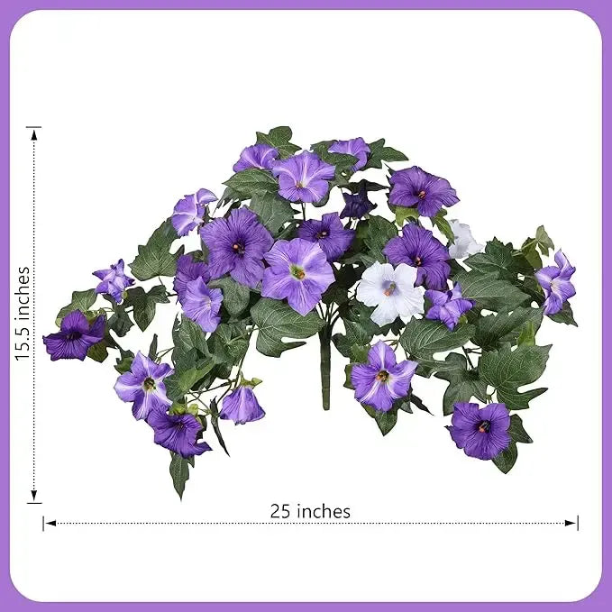 Artificial Petunias 2 Pcs – always beautifully in bloom