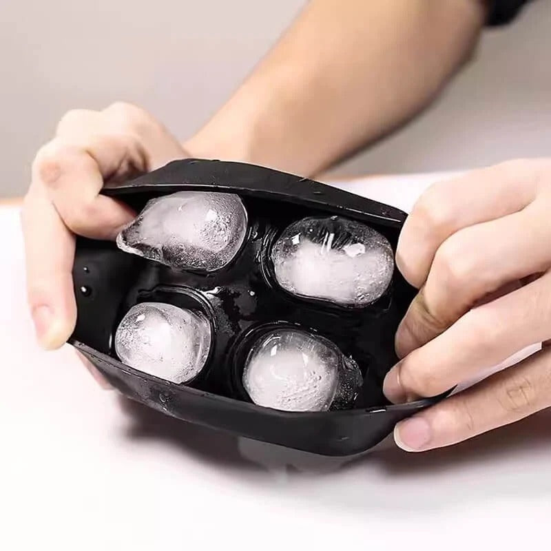 DIY silicone skull-shaped ice cube tray