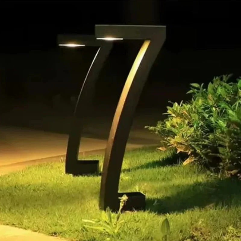 Creative, waterproof solar-powered path lighting