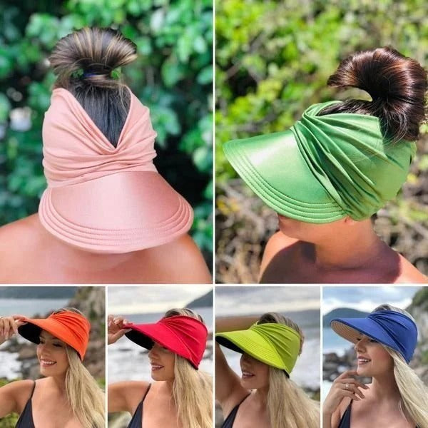 Women's sun beach visor cap