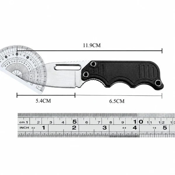 Compact multifunctional pocket knife for everyday use and emergency situations