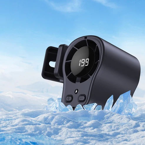 Fan with support arm – LED display