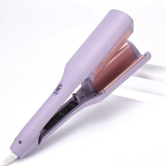 V-shaped wave curling iron