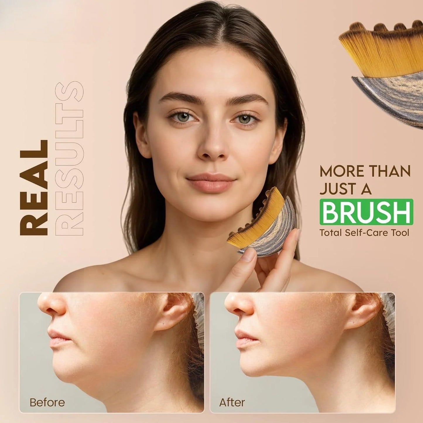 Aeki Lymphatic Contour Face Brush