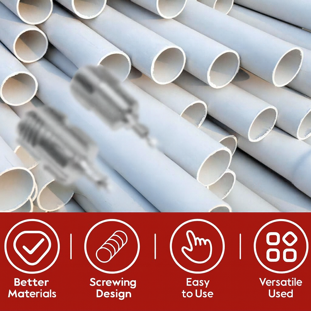 INTERNAL & EXTERNAL THREADING TOOL FOR PVC PIPES