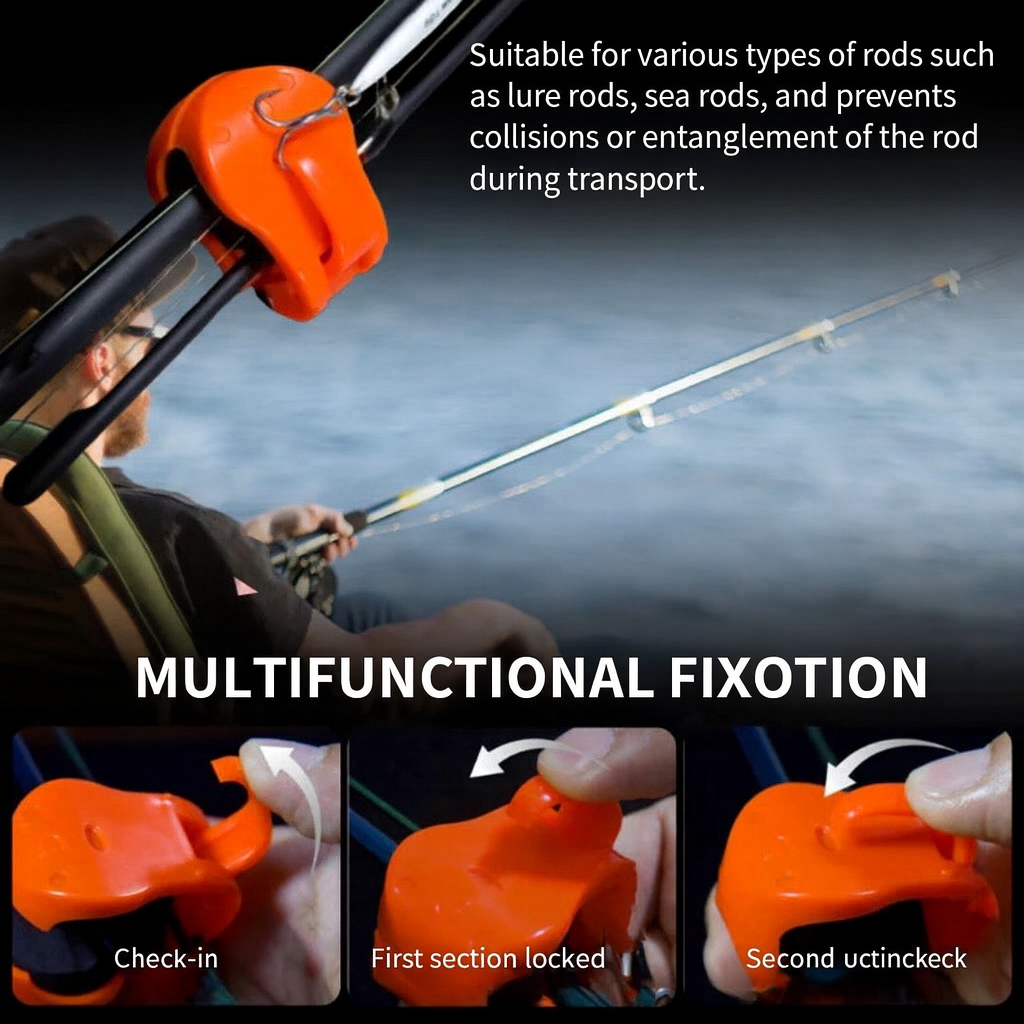 MULTIFUNCTIONAL FISHING ROD HOLDER