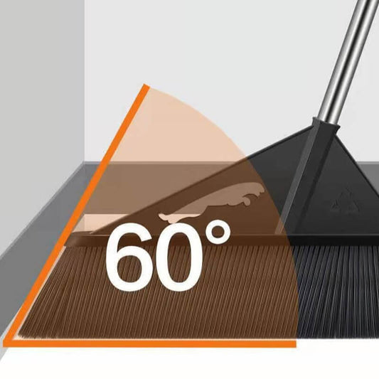 Sturdy Garden Broom with Hard Bristles