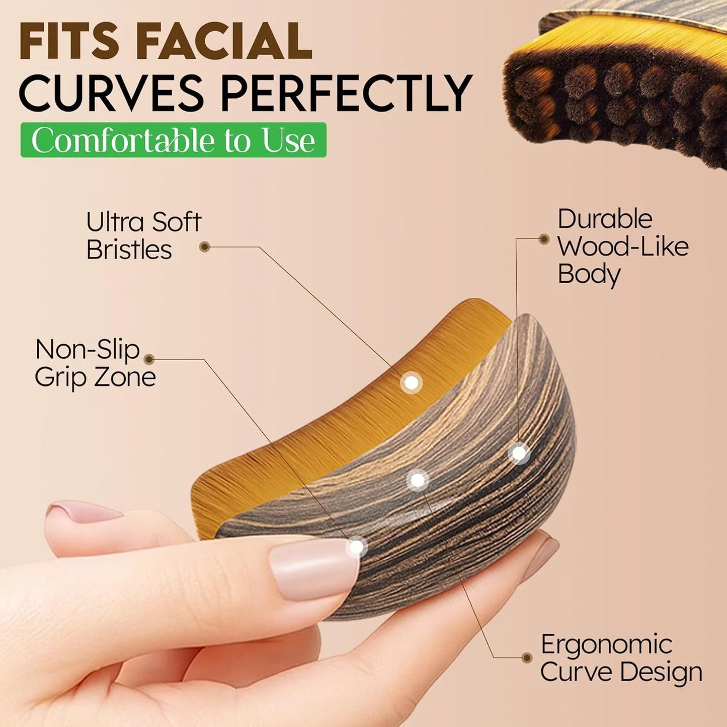 Aeki Lymphatic Contour Face Brush
