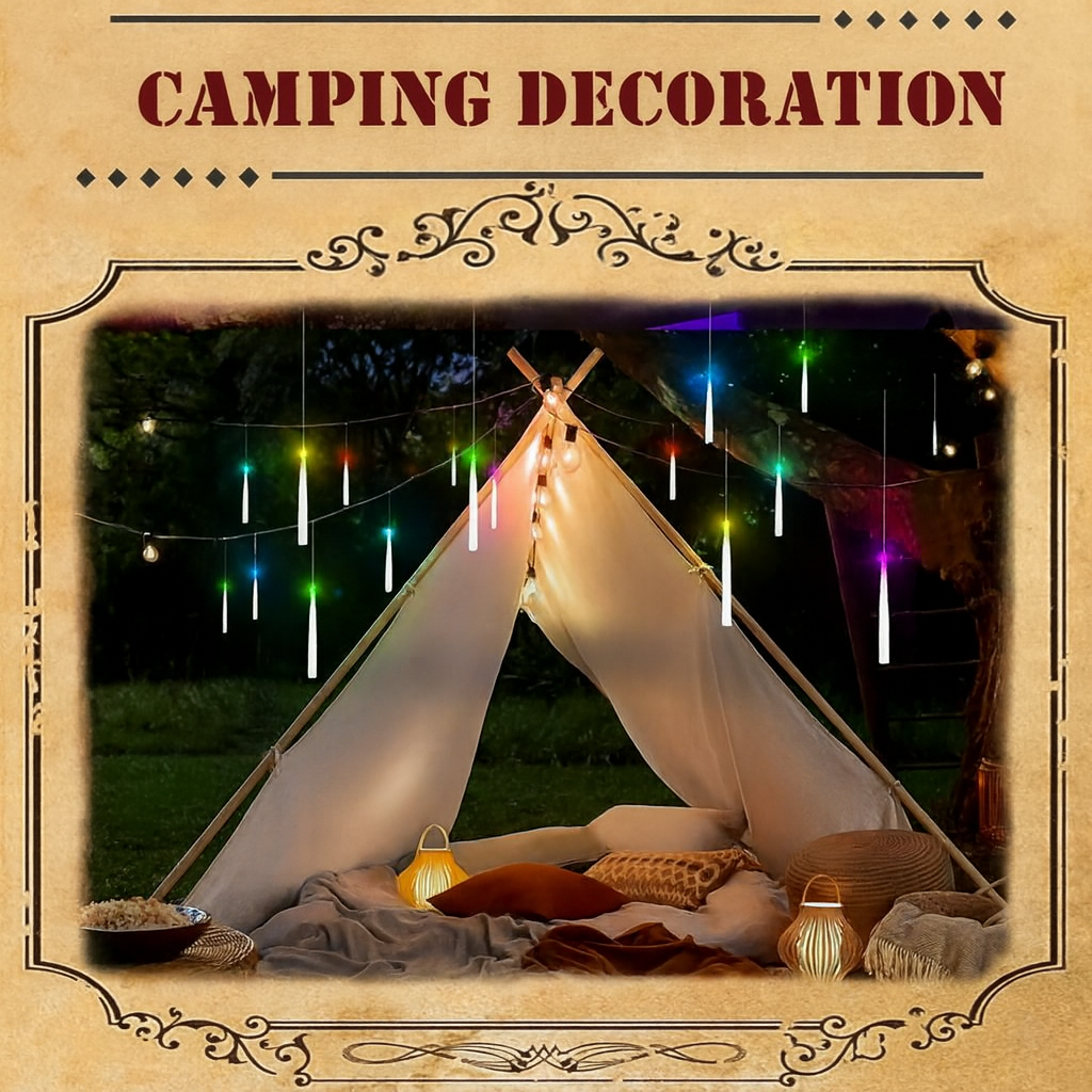 12 FLOATING LED CANDLES WITH MAGIC WAND REMOTE – FLAMELESS HANGING CANDLES FOR CHRISTMAS & HALLOWEEN DECORATION