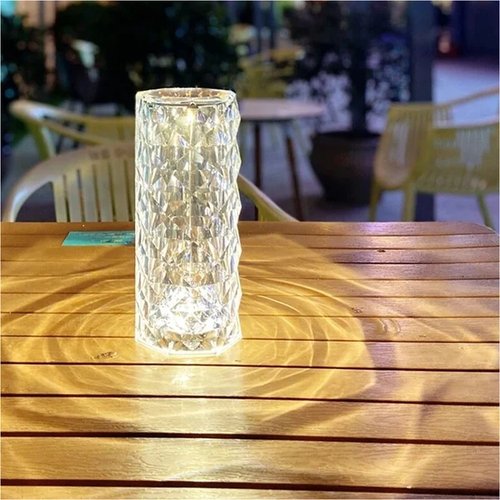 ROMANTIC COLOR-CHANGING CRYSTAL ROSE LIGHT