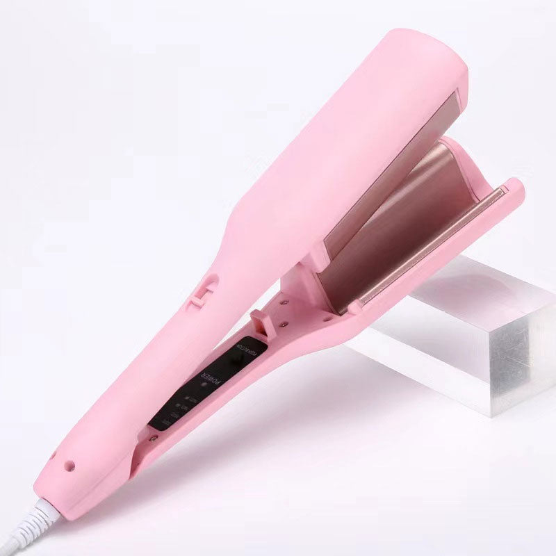 V-shaped wave curling iron