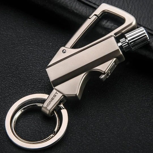 Keychain flint fire starter