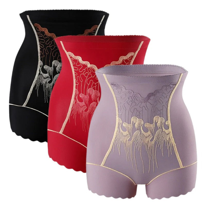 High-waisted shaping shorts for women