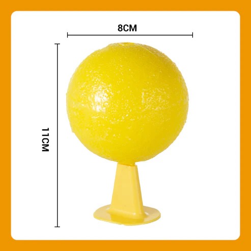 Sticky fruit fly trap ball with stand & LED