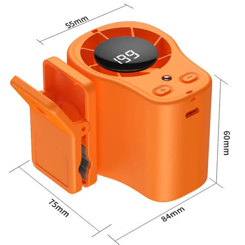 Fan with support arm – LED display