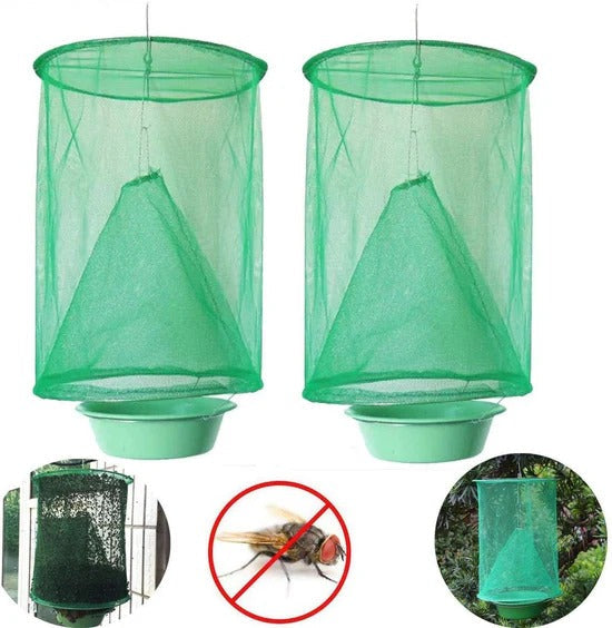Reusable outdoor fly trap