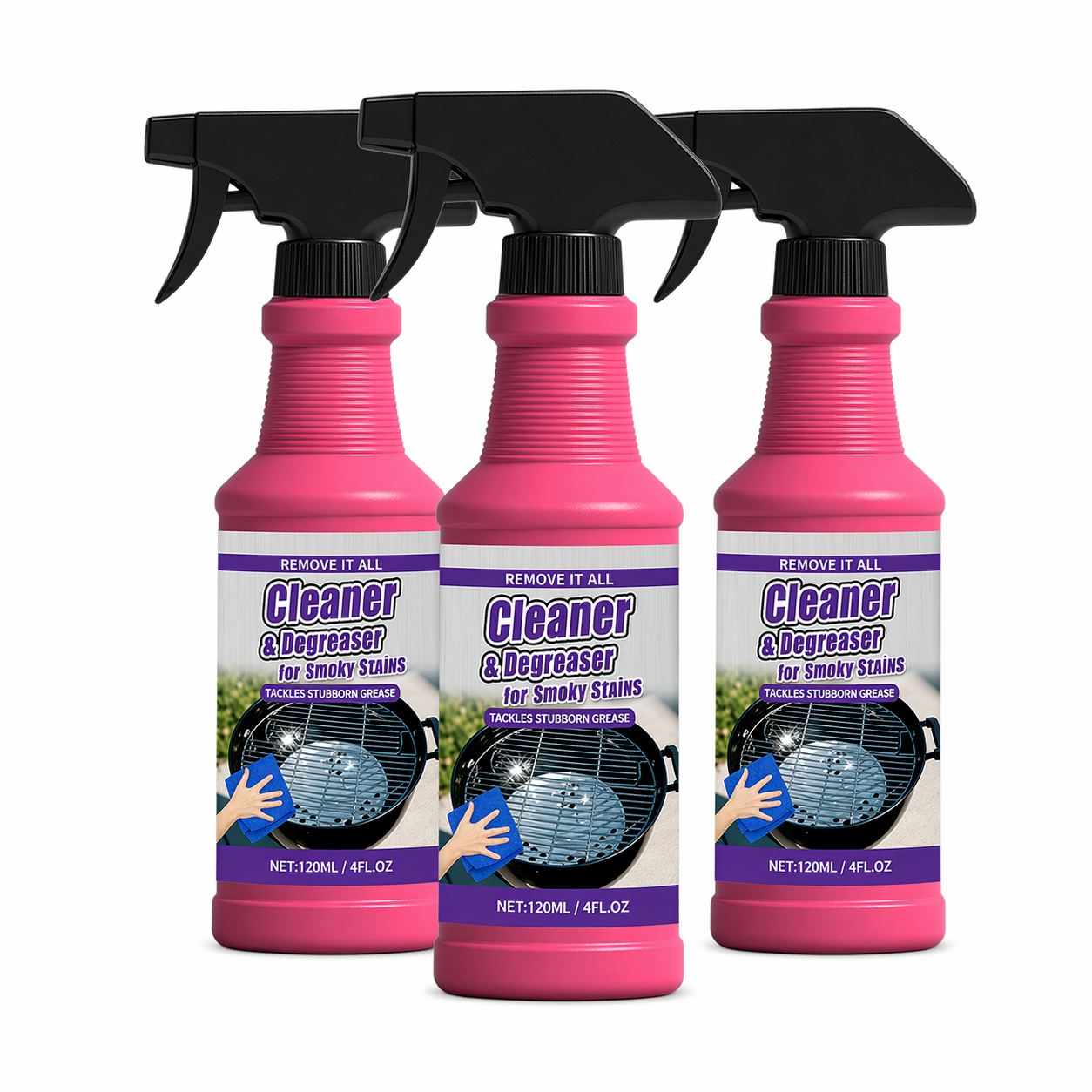 Powerful degreasing spray
