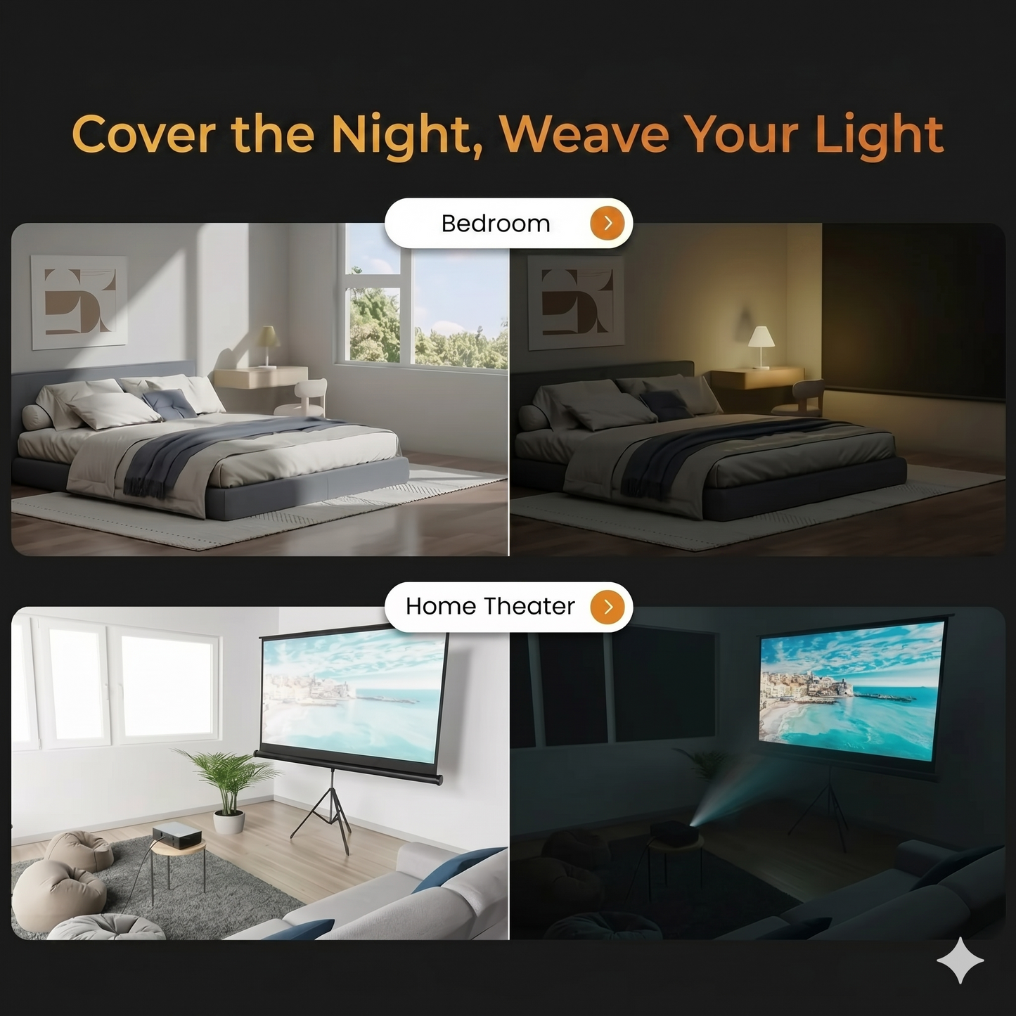 Magnetic blackout curtain – hung up in seconds, reusable time and time again