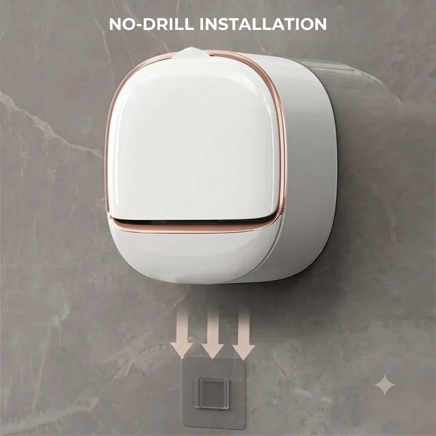 Waterproof wall-mounted soap holder