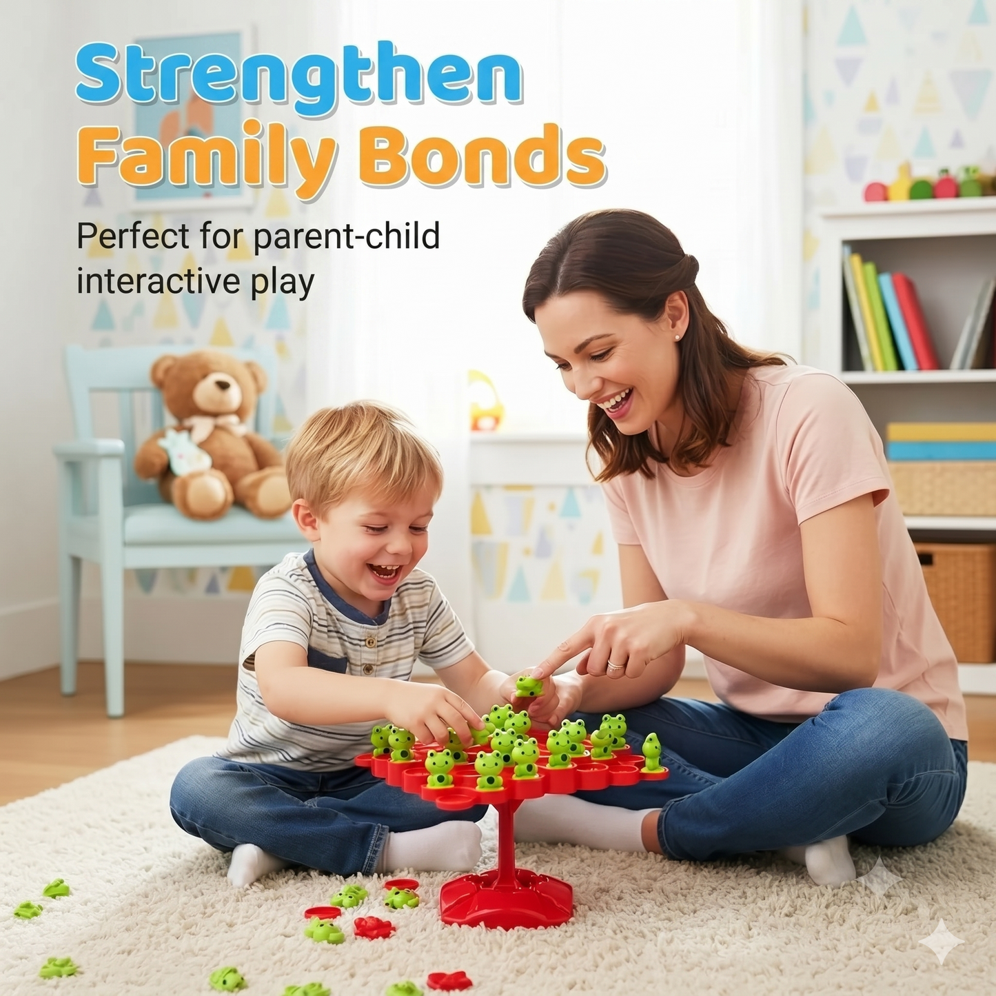 Stacking game that combines excitement, focus, and screams into a perfect family game