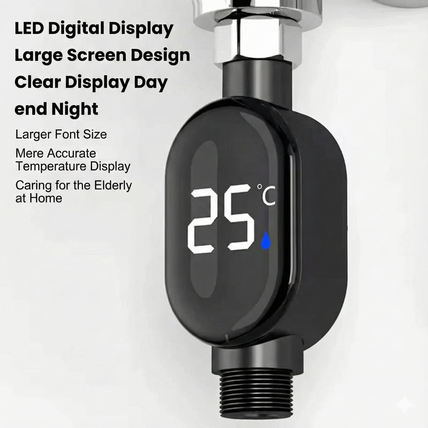 Smart Shower Temperature Display