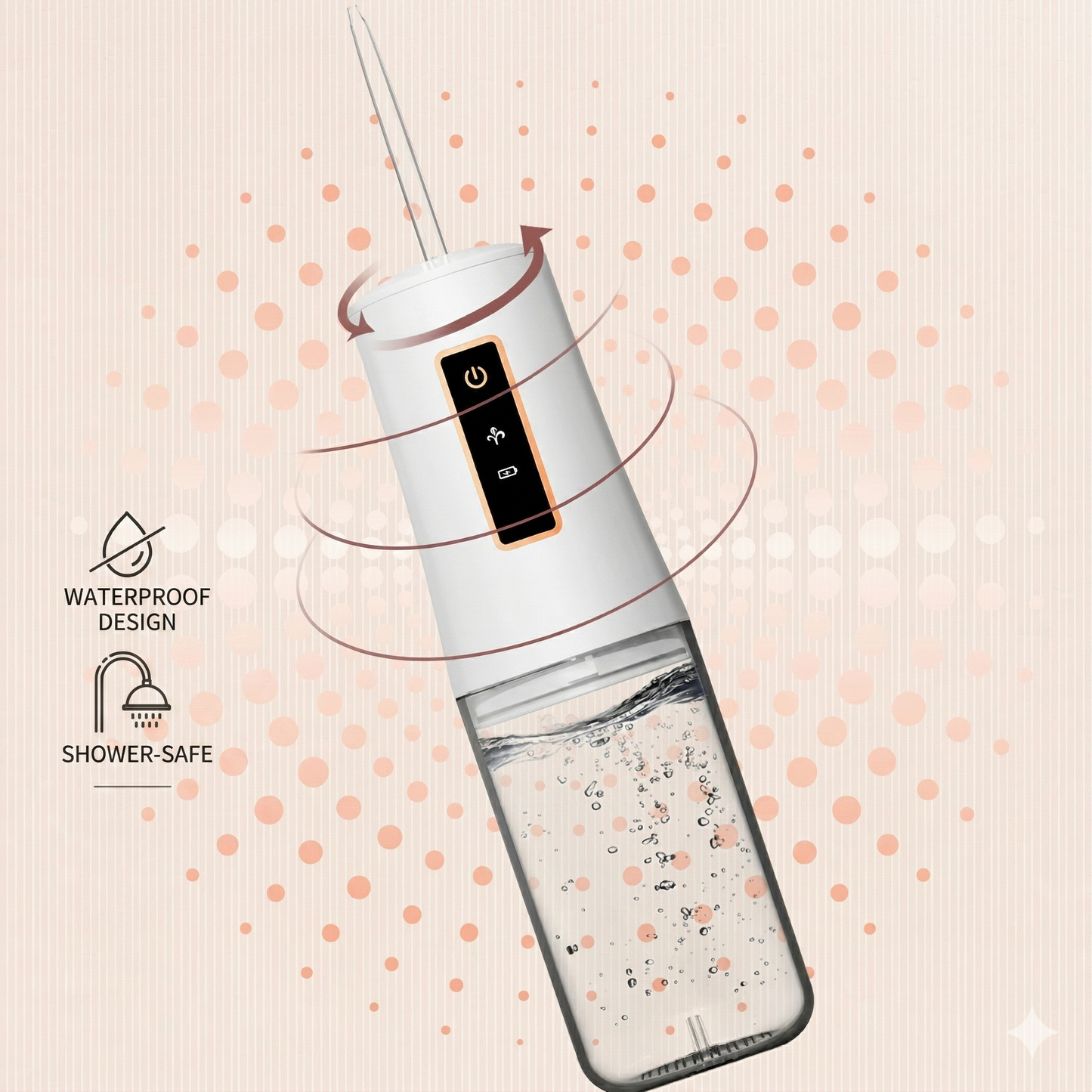 Portable water flosser