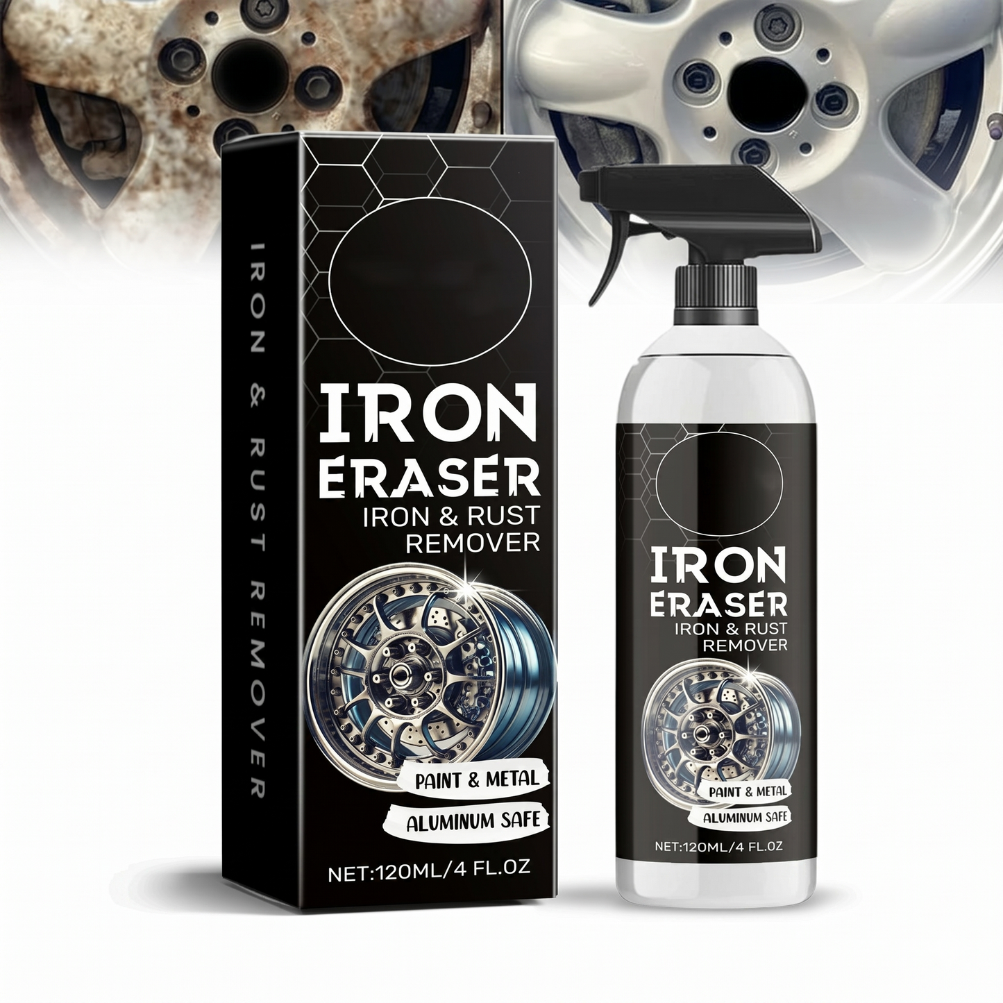 Industrial-grade rust remover