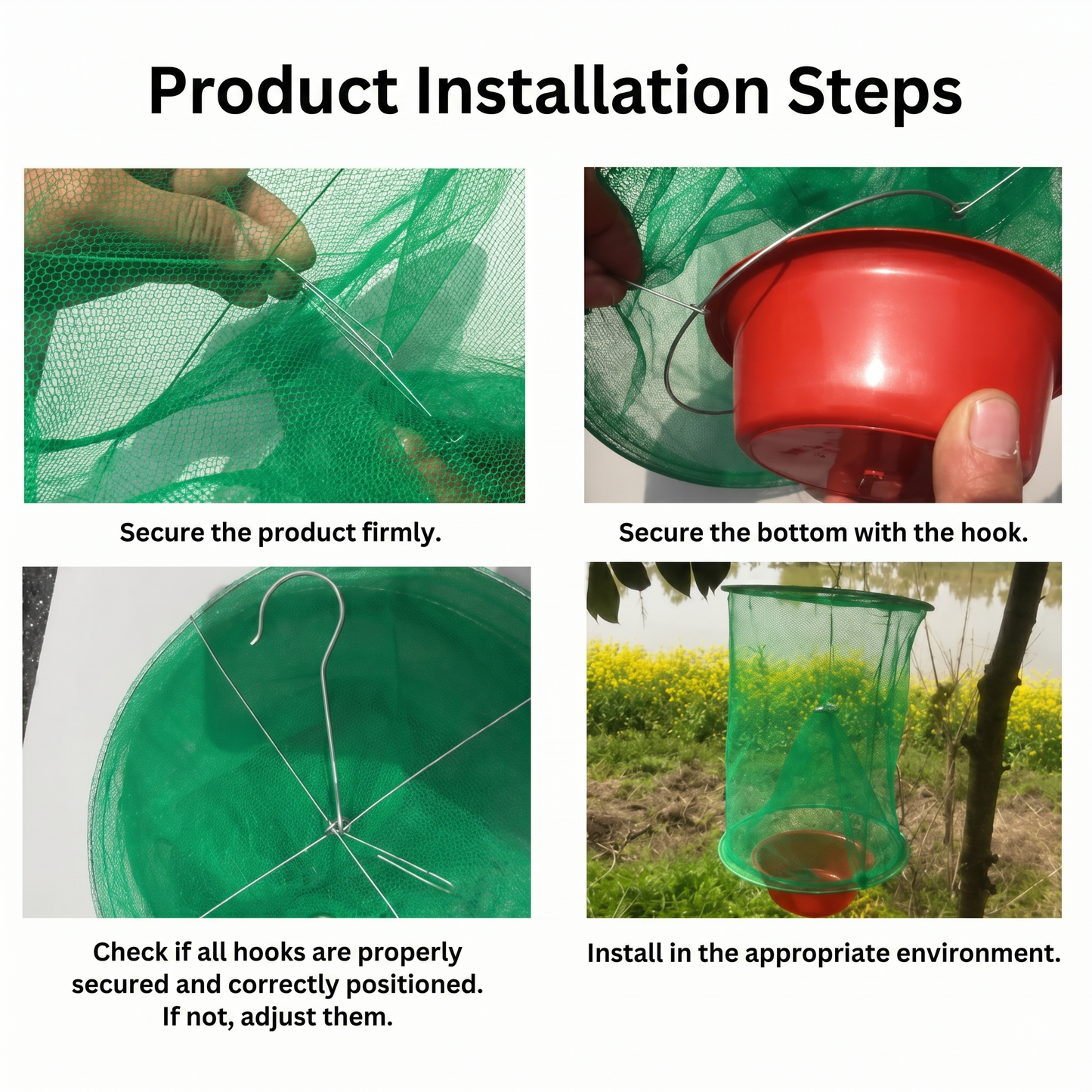 Reusable outdoor fly trap