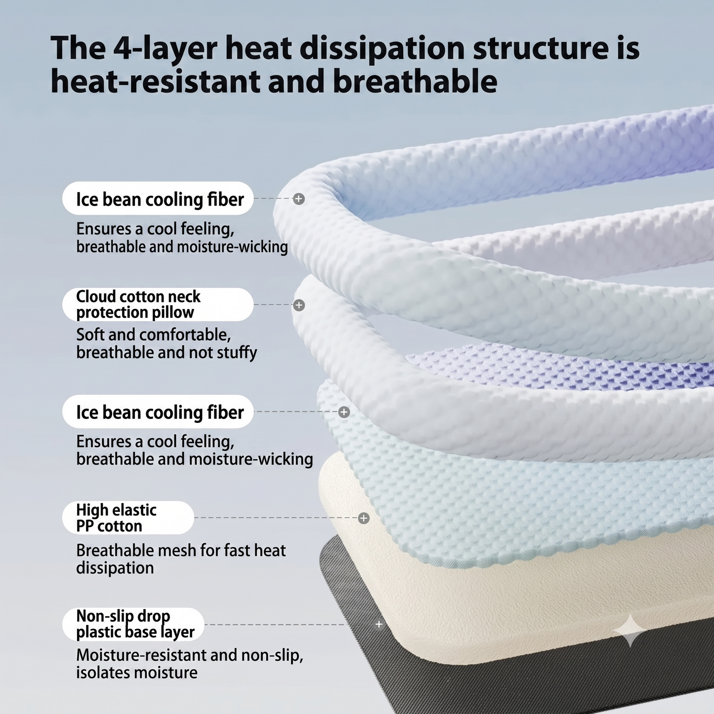 Ice silk cooling mat for dog and cat