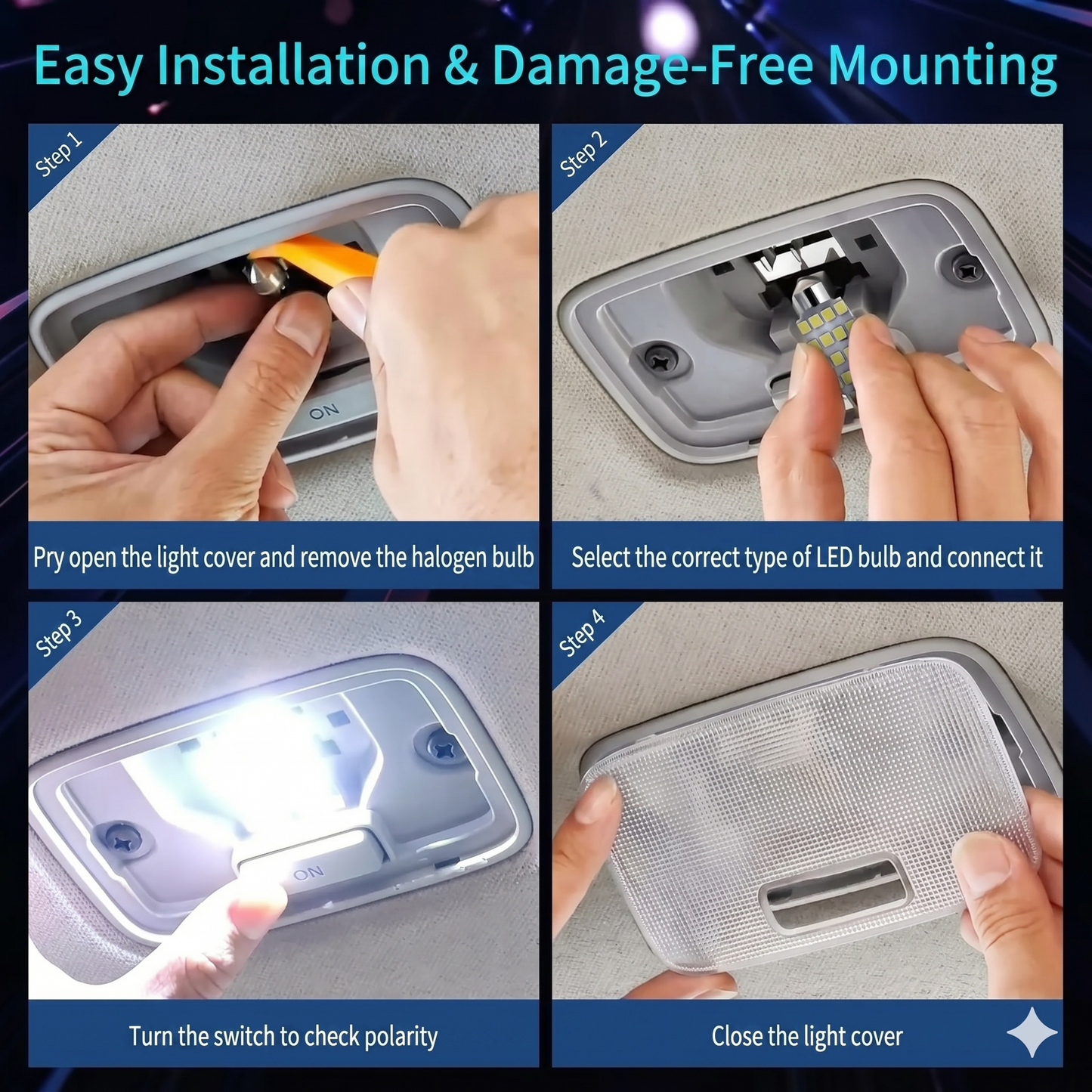 42-Piece Car Interior Lighting Set