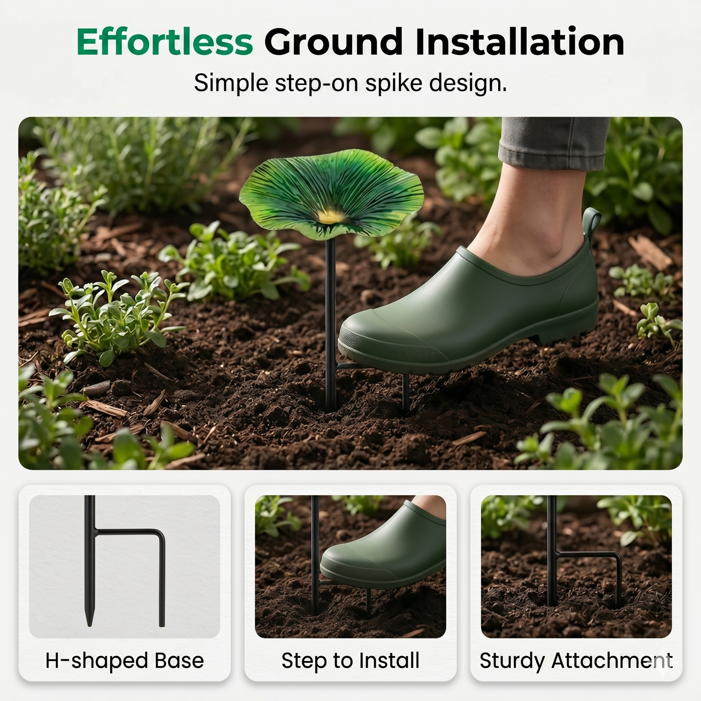 Colorful bird feeder for the garden