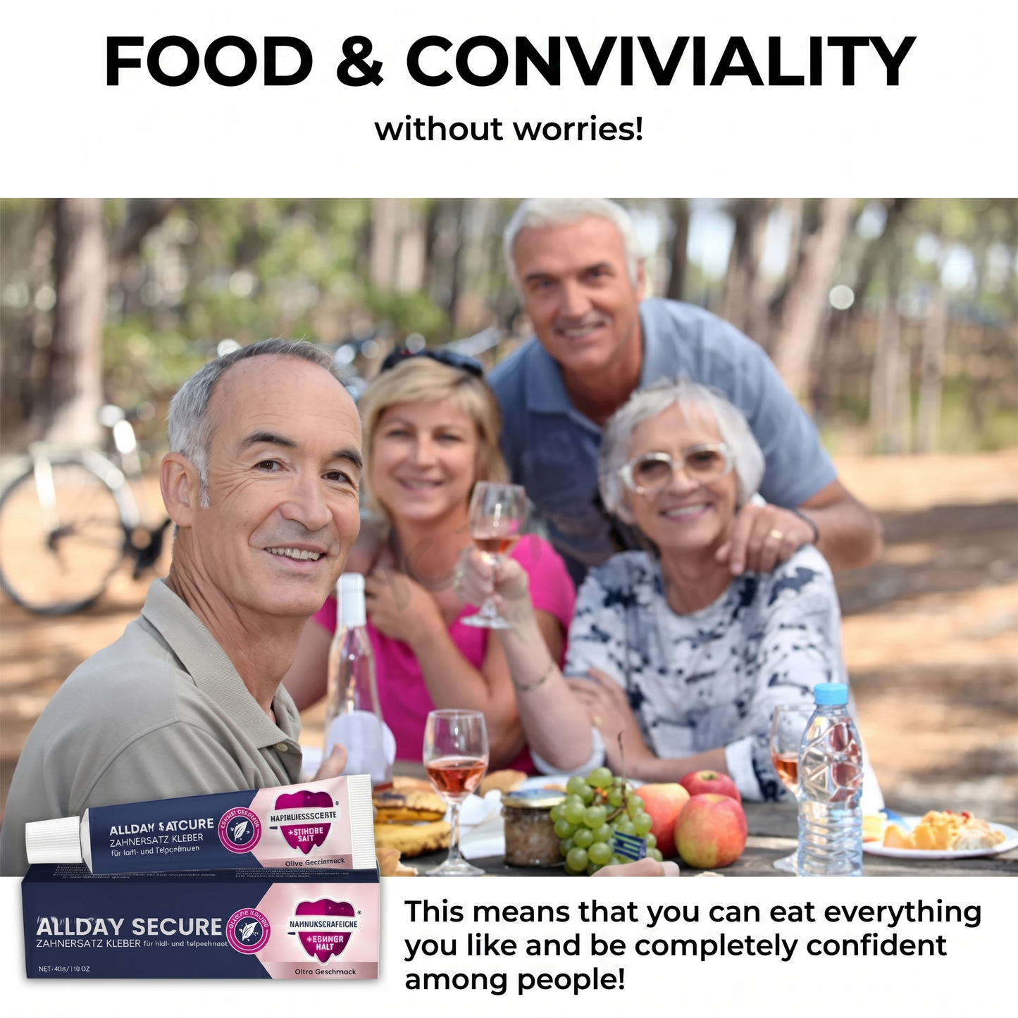 Allday Secure – strong denture adhesive