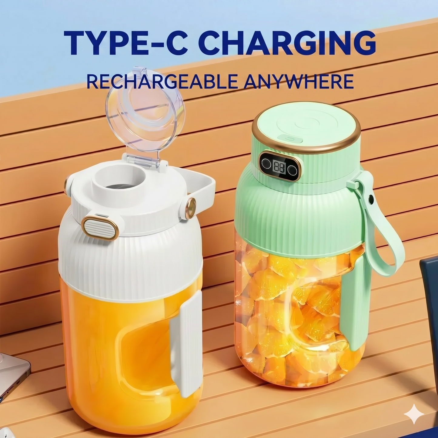 Multifunctional portable juice cup