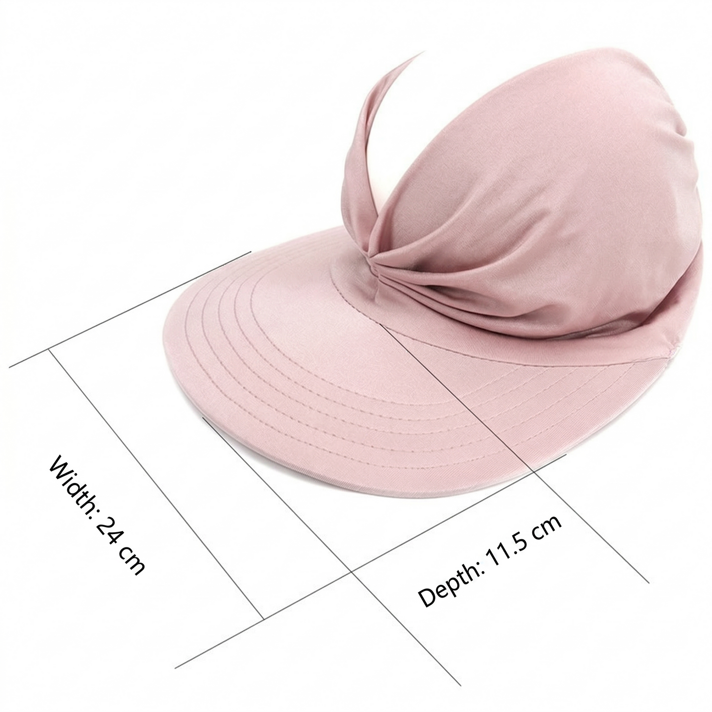 Women's sun beach visor cap