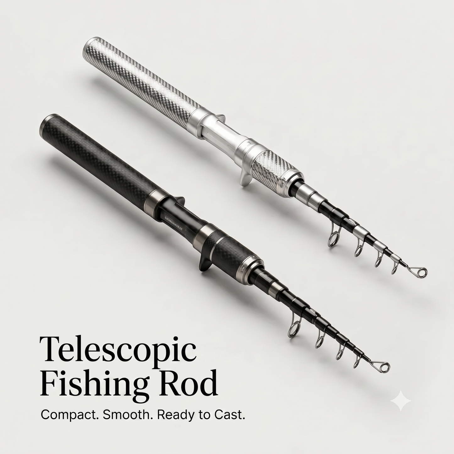 Carbon PocketRod carbon fiber telescopic fishing rod 180 cm