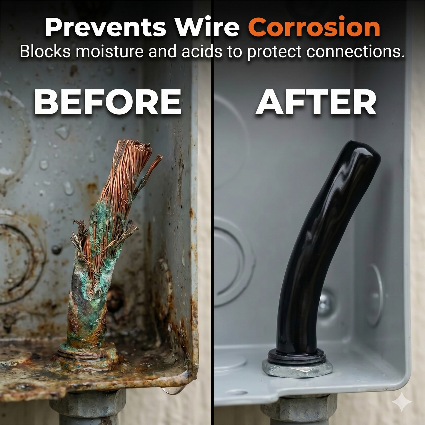 Liquid electrical insulation tape as a sealant