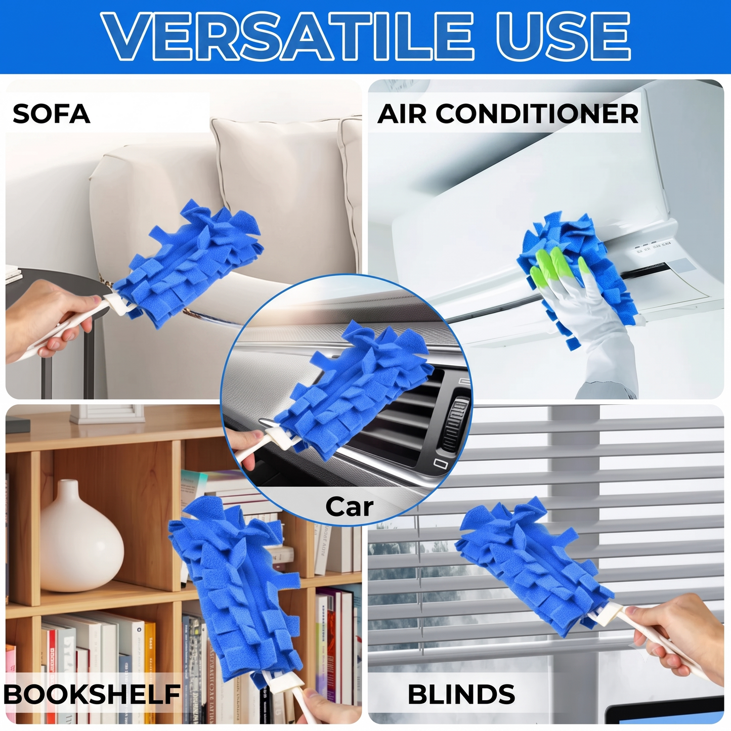 Set of reusable fleece cloths