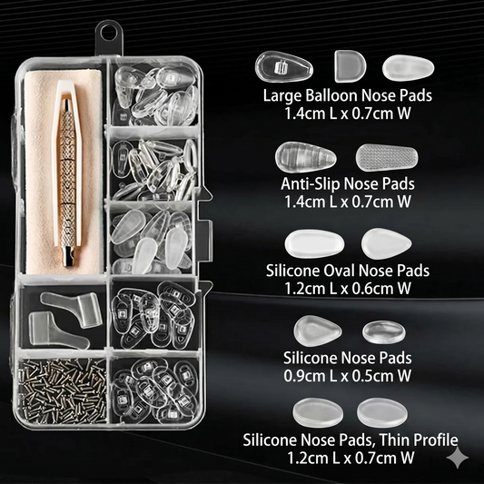 Glasses nose pad repair kit