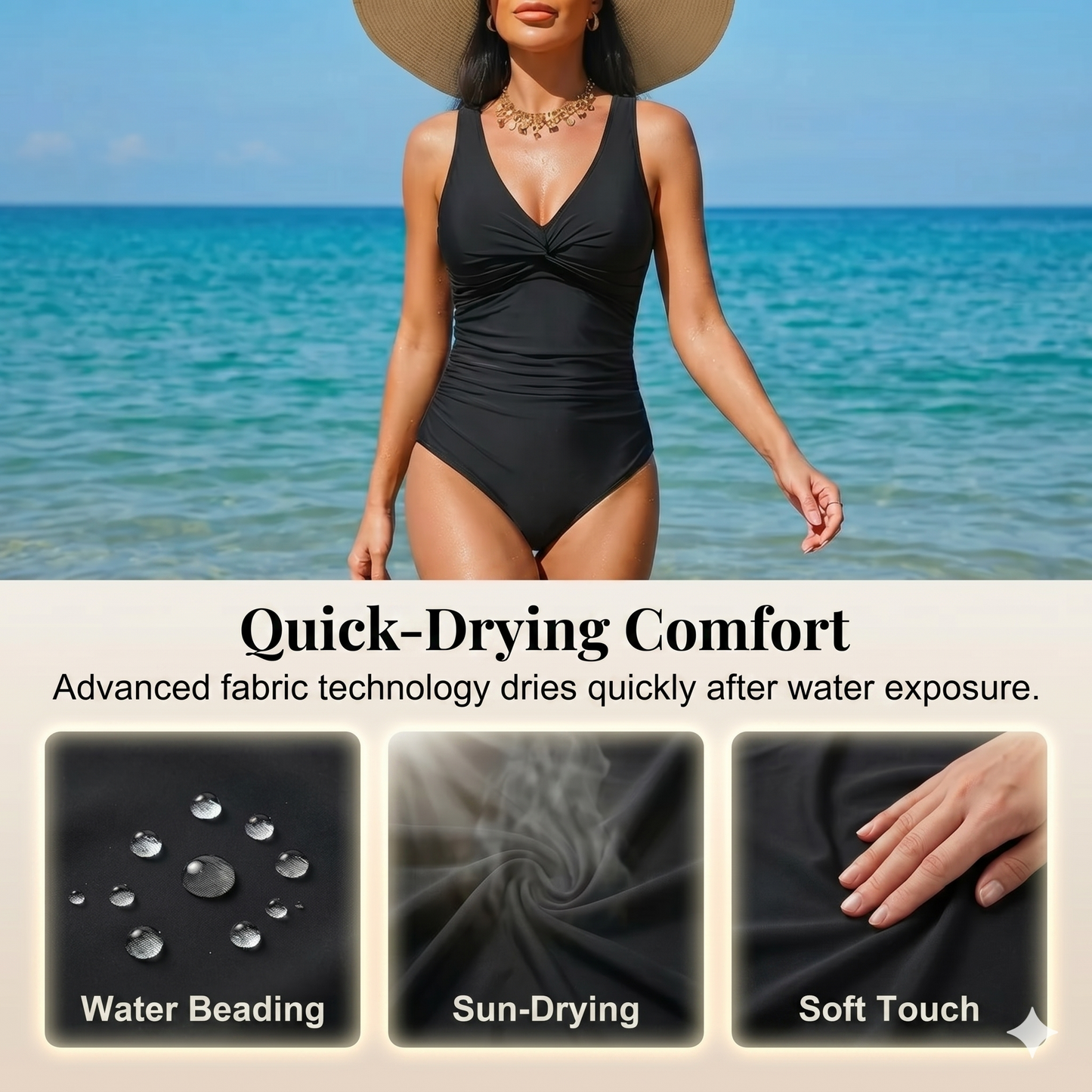 Women's tummy control swimsuit