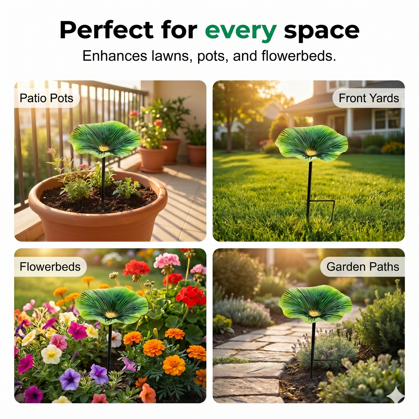 Colorful bird feeder for the garden