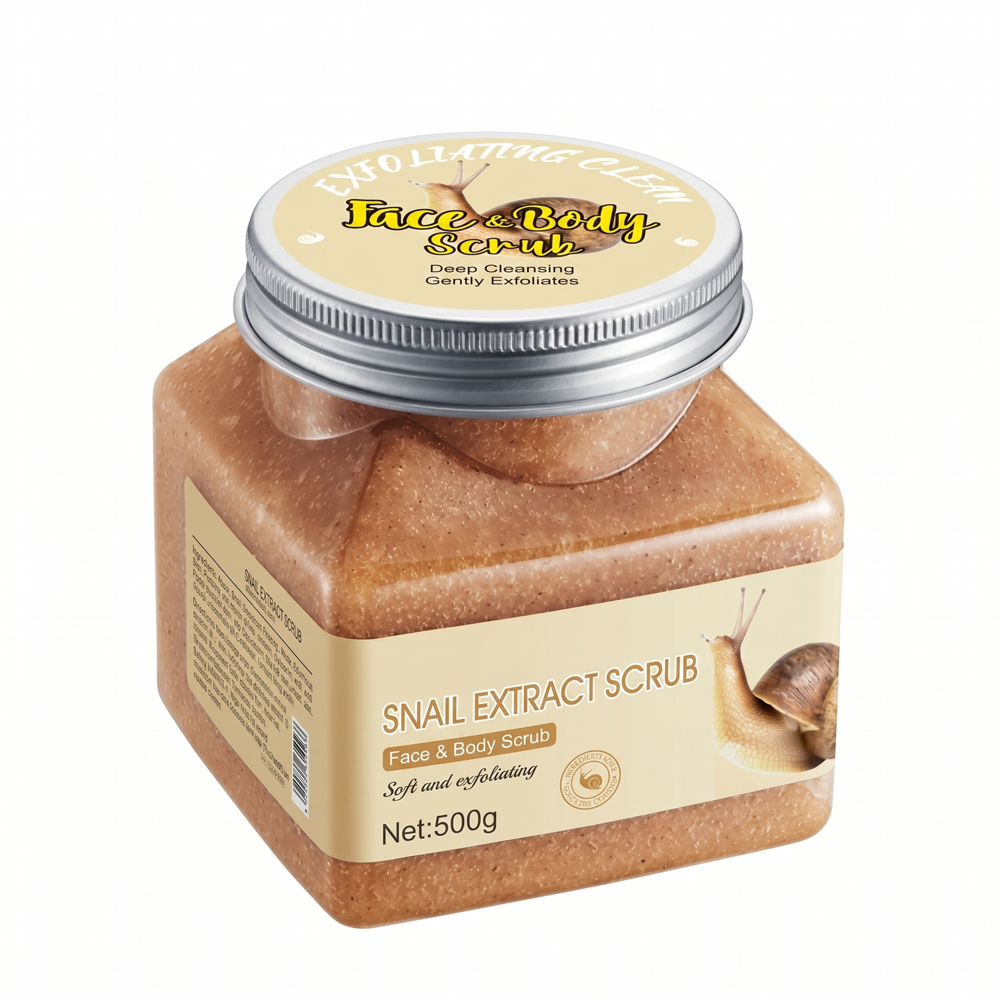 Deep cleaning body scrub